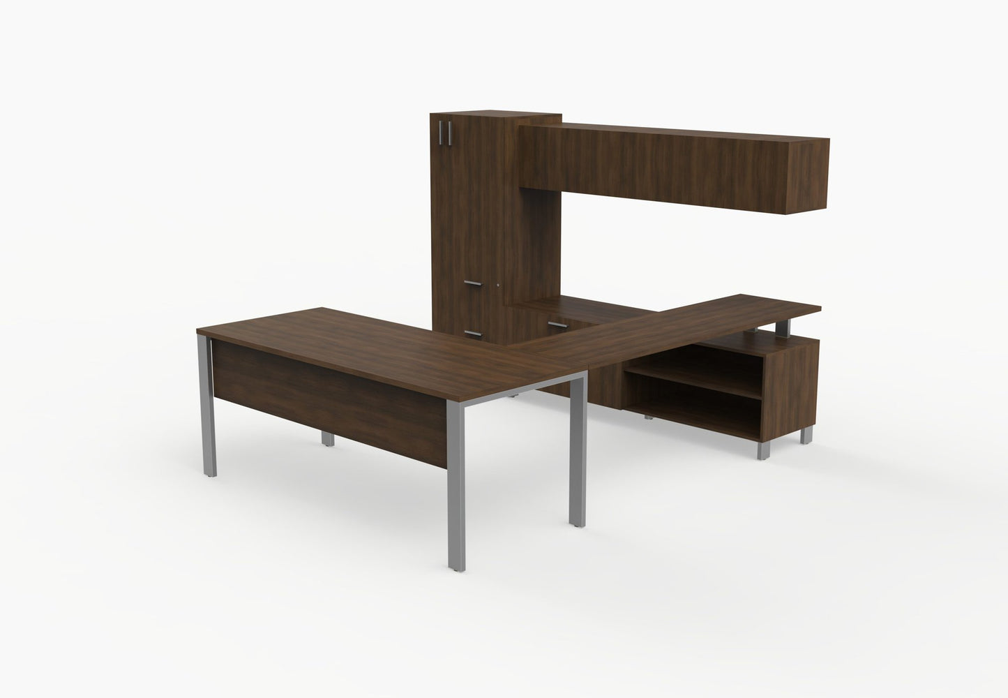 Savoy U Shape Desk with Upper and Lower Storage - Typical 103