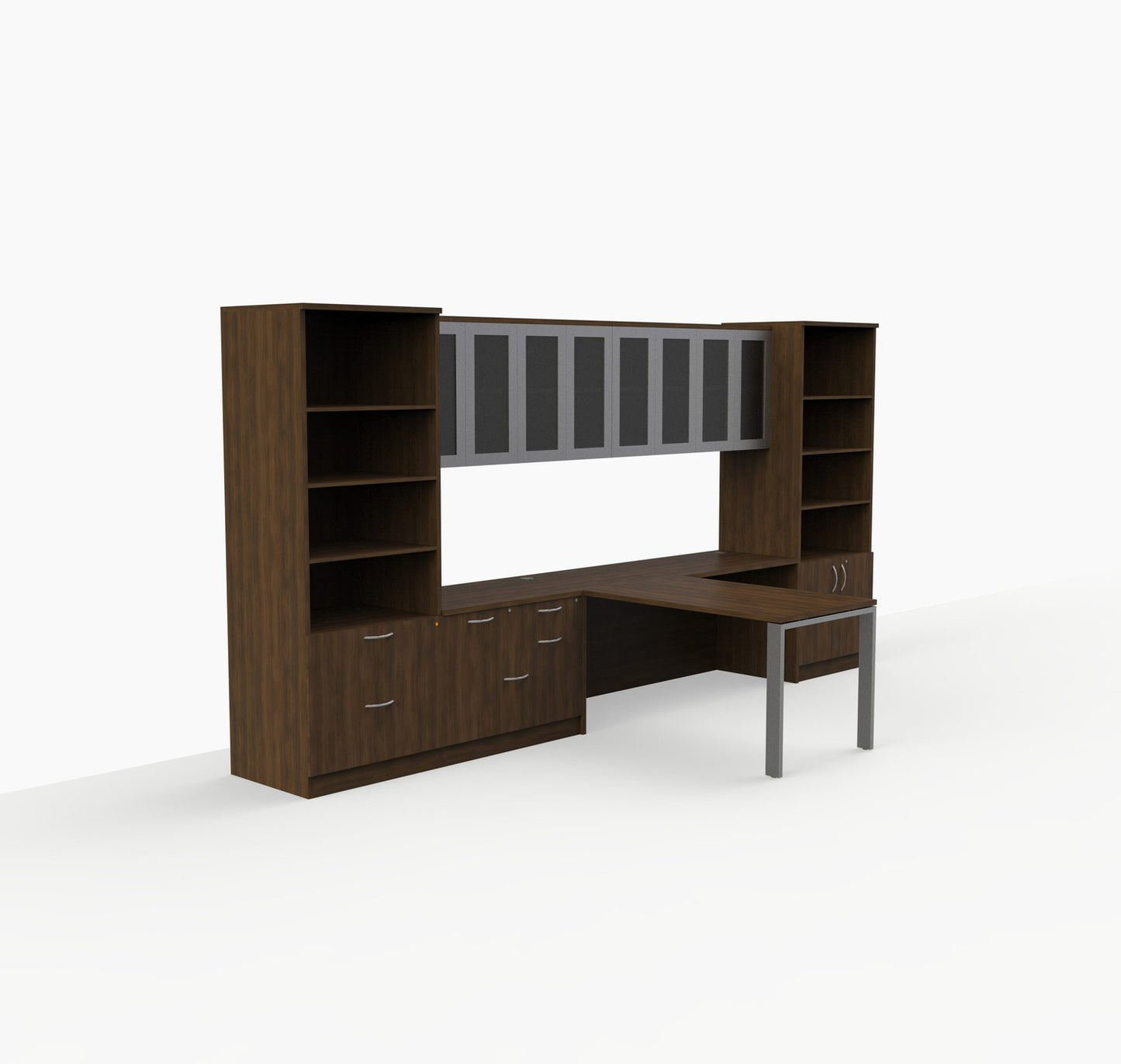 Savoy  Desk with Upper and Lower Storage-Typical 110