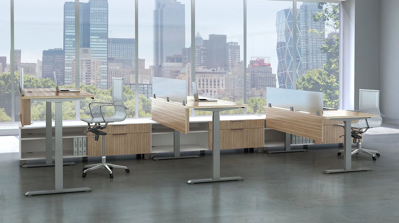 Apex Series Typical AP7R Benching - Wholesale Office Furniture