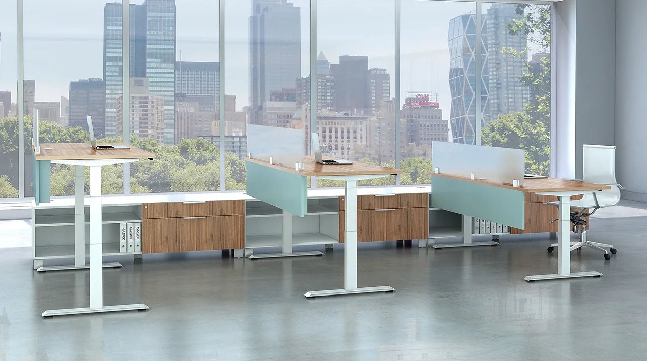 Apex Series Typical AP7R Benching - Wholesale Office Furniture