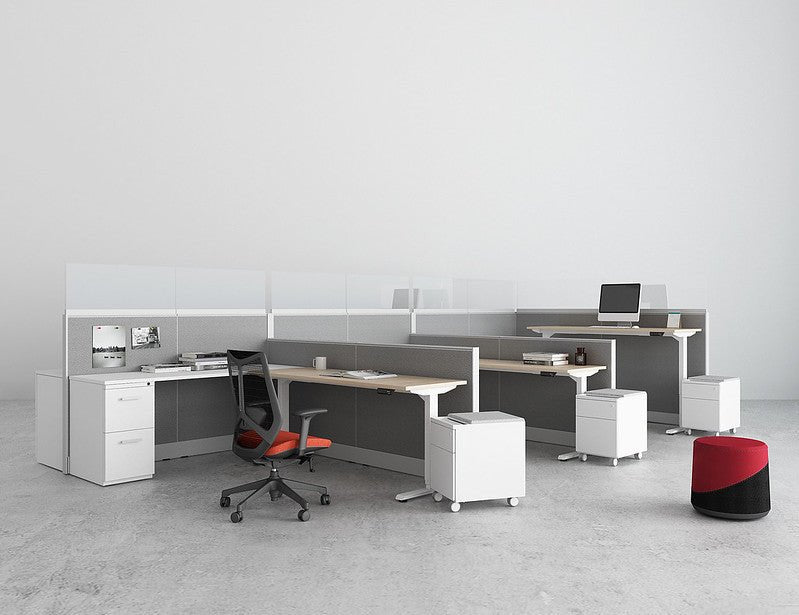 Interra Workstations by Friant - (6 pack, 45" panel walls, 6'x8') - Wholesale Office Furniture