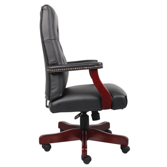 Lancaster Executive Chair - Wood Arms - Wholesale Office Furniture
