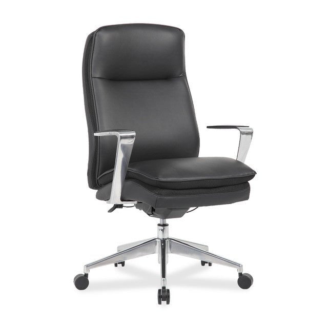 Obsidian Executive High Back Chair - Chrome Frame - Wholesale Office Furniture