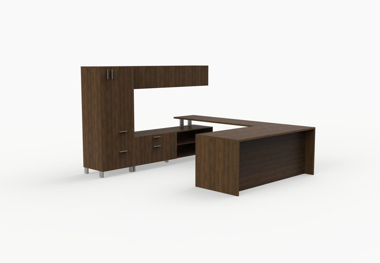Savoy U Shape Desk with Upper and Lower Storage - Typical 105 - Wholesale Office Furniture