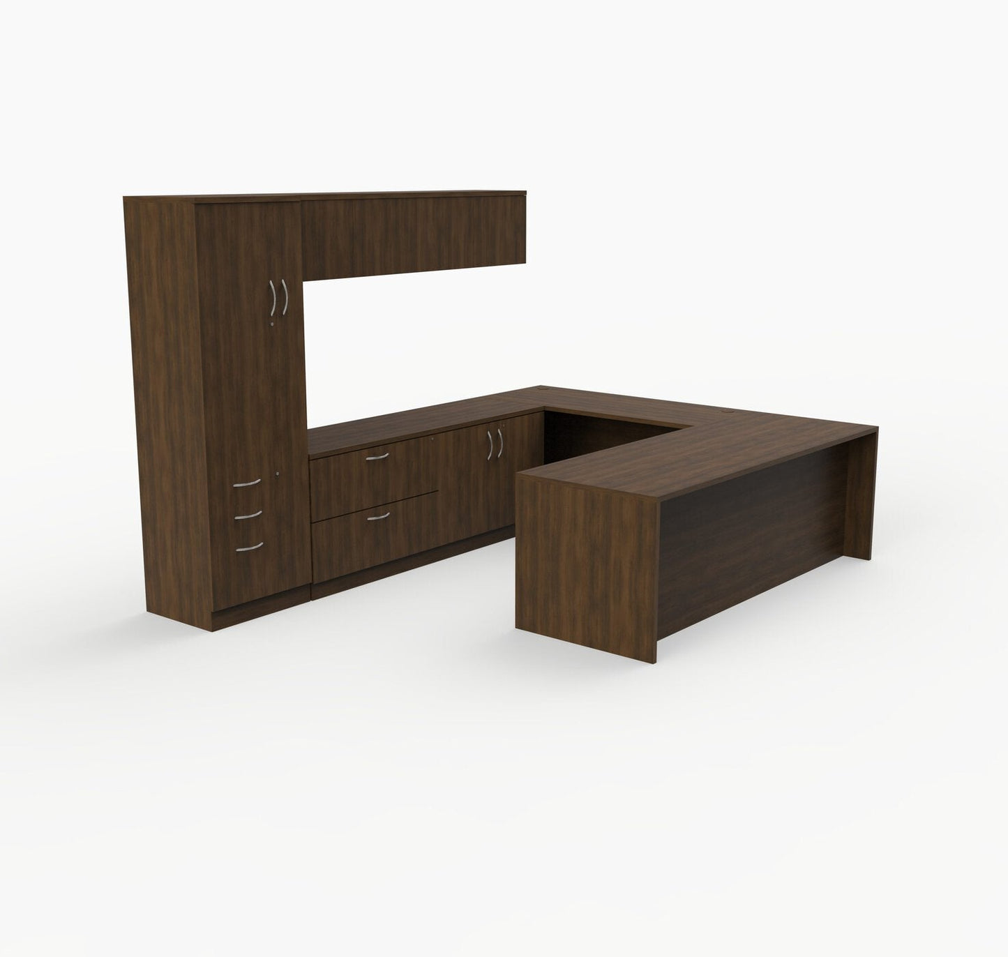 Savoy U Shape Desk with Upper and Lower Storage-Typical 109 - Wholesale Office Furniture