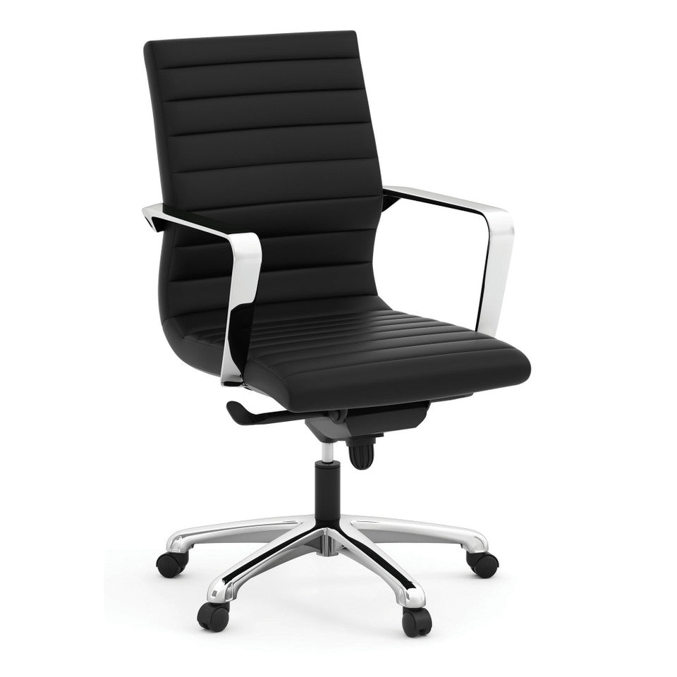 OfficeSource Tre Collection Executive Mid Back Chair by COE - Wholesale Office Furniture