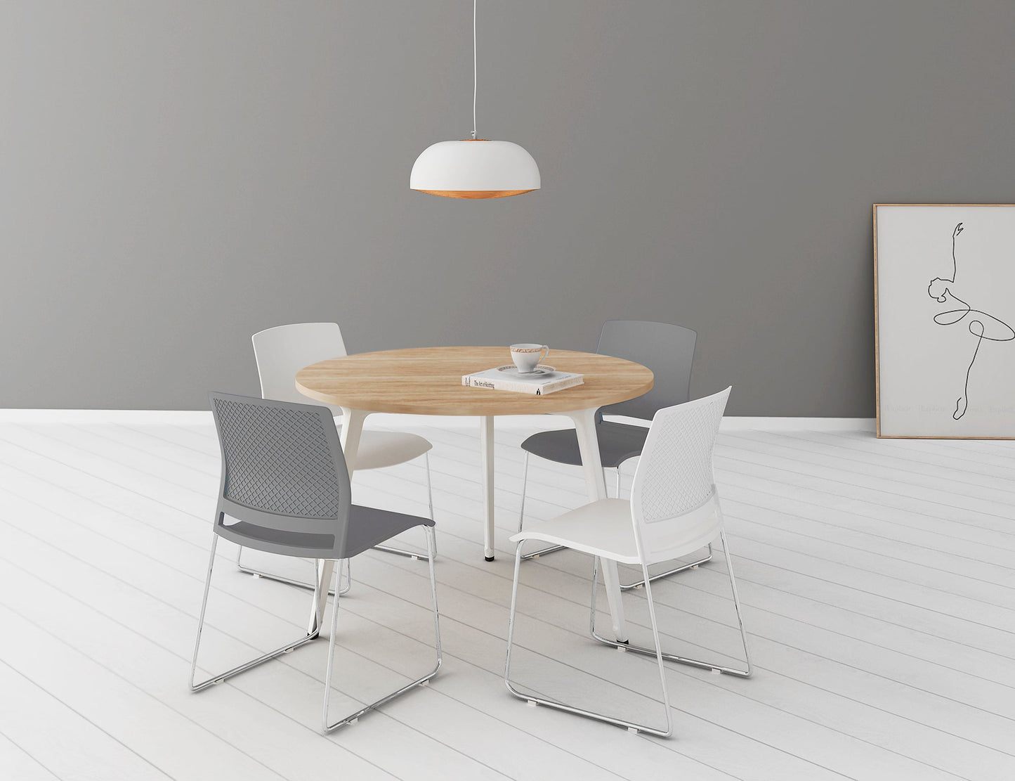 Prep Stack Chair by Friant (Sold In Pairs) - Wholesale Office Furniture
