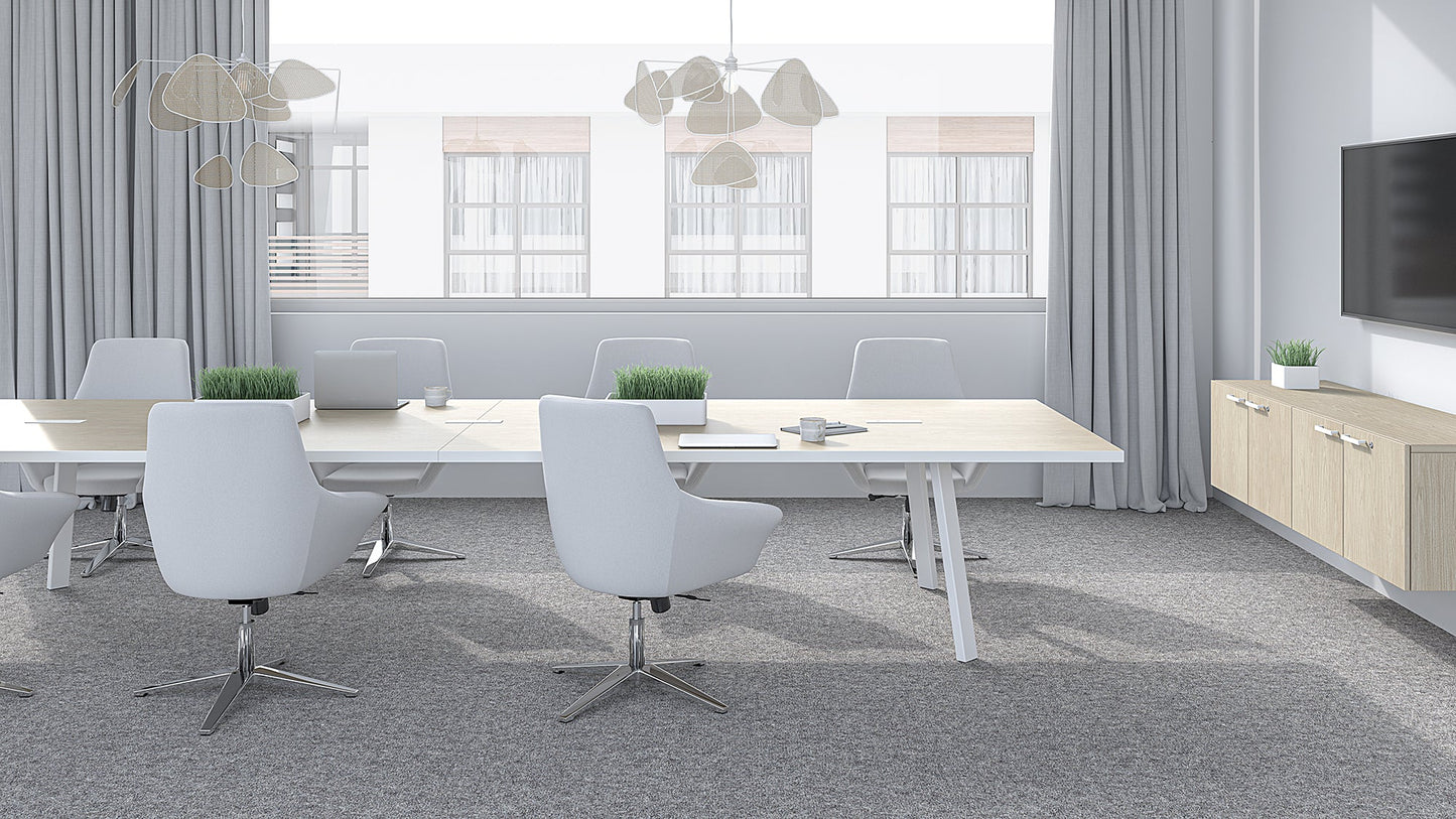 Rectangle Conference Table w/ Angled Legs by GroupeLacasse - Wholesale Office Furniture
