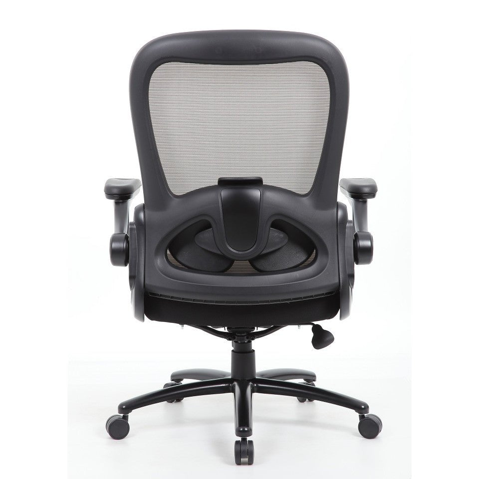 Ryde Big & Tall High Back Mesh Chair with Flip Arm by COE - Wholesale Office Furniture