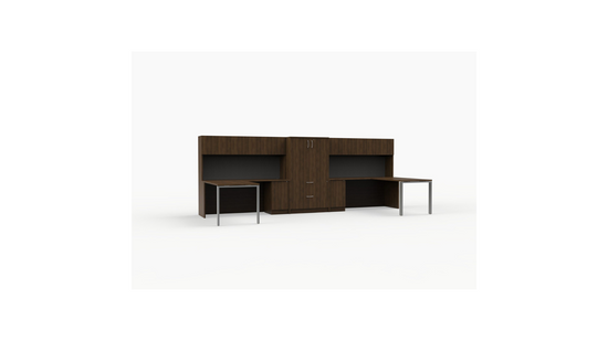 Modern Executive Desk Pack of 2 with Storage