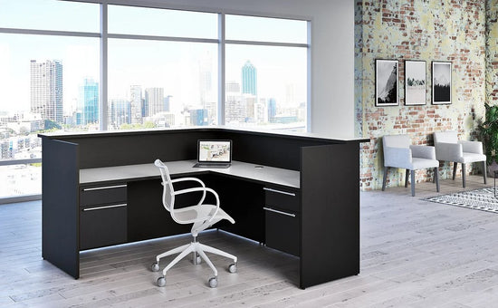 Maverick L Shape Reception Desk - Wholesale Office Furniture