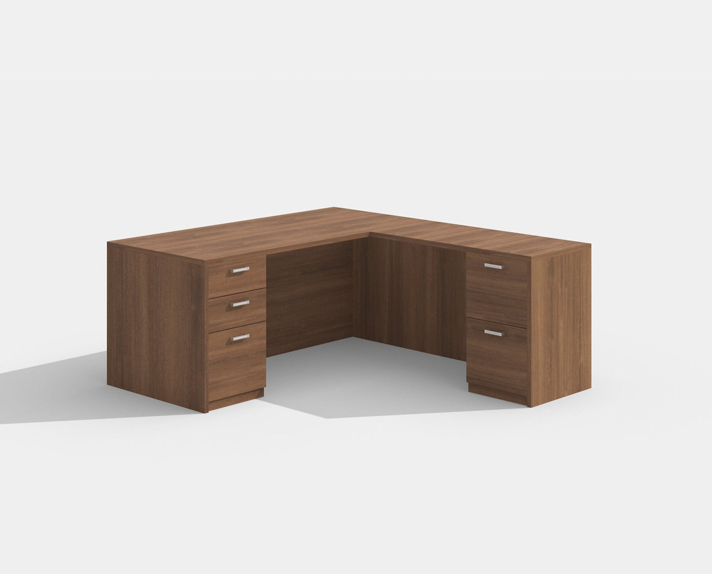 Load image into Gallery viewer, Amber 6x6 L Shaped Executive Office Desk by Cherryman Industries
