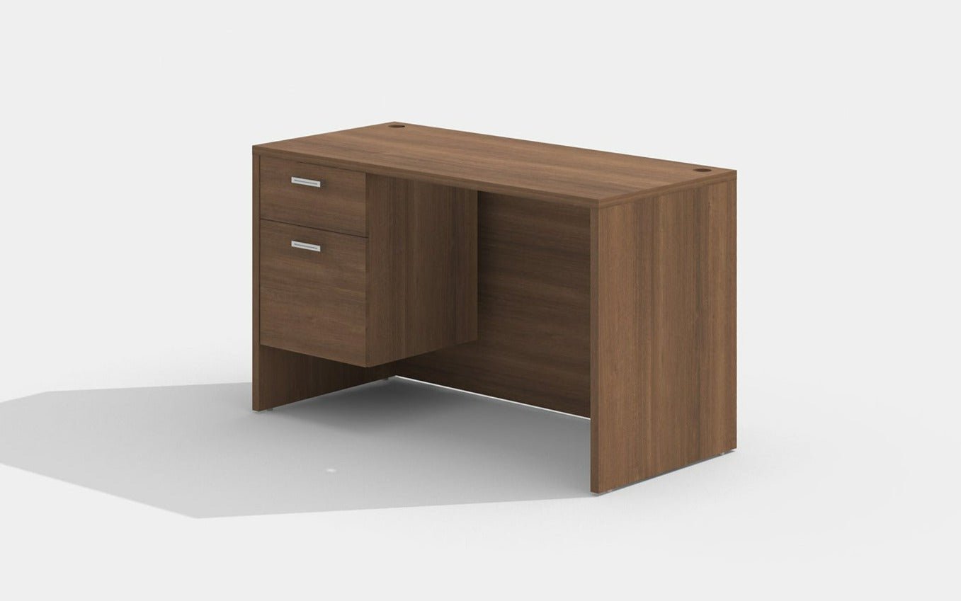 Load image into Gallery viewer, Amber Executive Office Desk w/ Single Suspended Storage by Cherryman Industries - Wholesale Office Furniture
