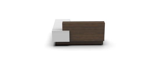 Arrive L Shape Reception Desk by OFGO Studios - Wholesale Office Furniture