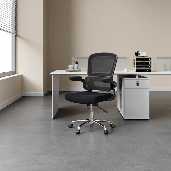 Load image into Gallery viewer, Ergonomic Task Chair w/ Flip-Up Armrest - Wholesale Office Furniture
