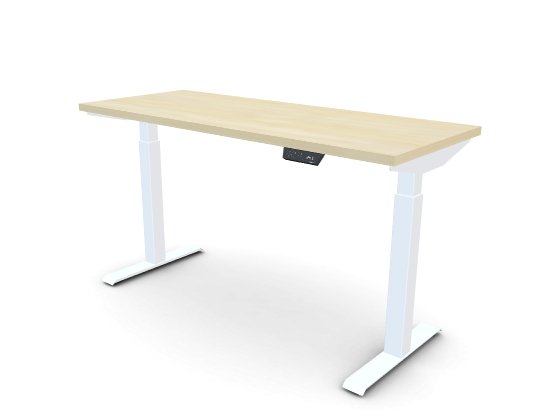 MyHite 2 Stage Height Adjustable Table With T-Legs by Friant - Wholesale Office Furniture