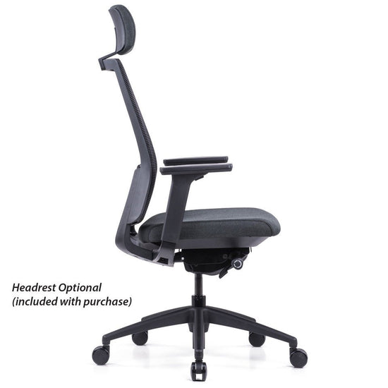 OfficeSource Palma High Back, Ribbed Mesh Task Chair by COE - Wholesale Office Furniture